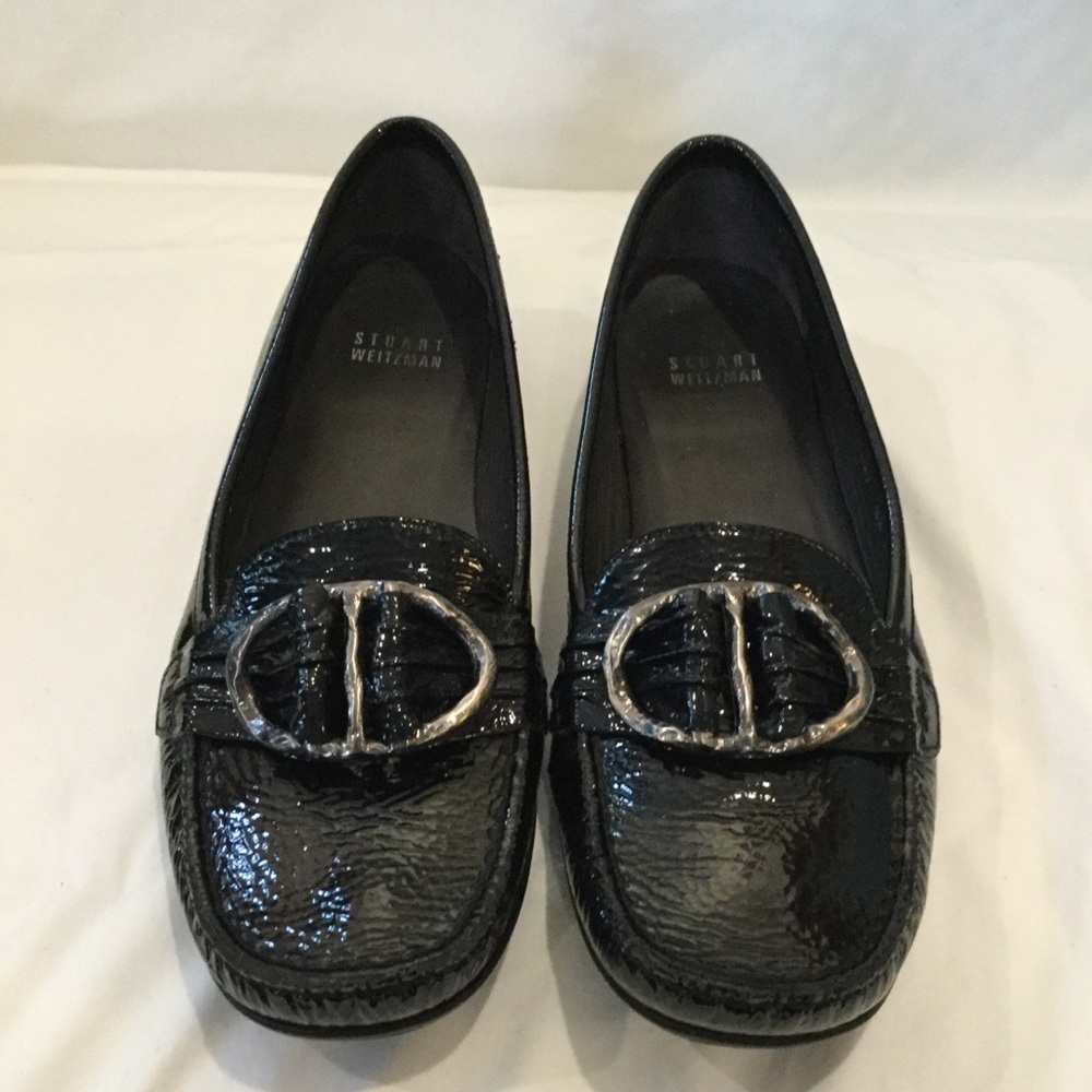 Blacks Patent Stuart Weitzman Loafer